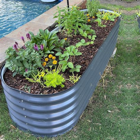 country garden boxes metal|World's Best Modular Metal Raised Garden Beds .